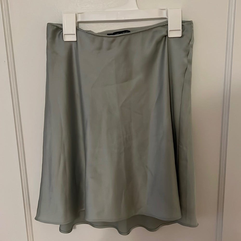 A&F Satin Miniskirt